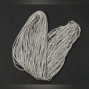 Silver Clear 4mm Rhinestone Trim For Clothing, Jewelry & Crafts | 1 Yard